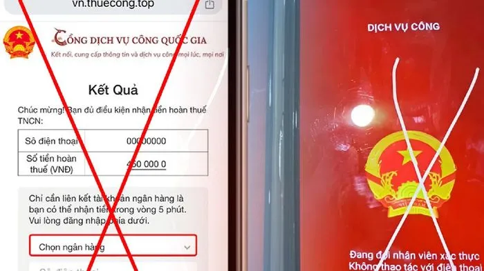 Mất 1,2 tỷ vì cài app dịch vụ công giả mạo