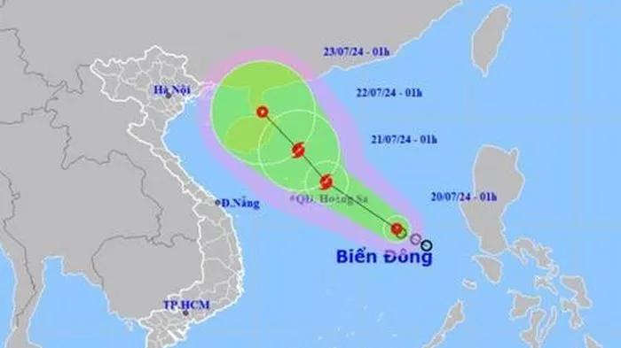 Cảnh báo áp thấp nhiệt đới mới trên biển Đông, giật cấp 9, có thể mạnh thành bão