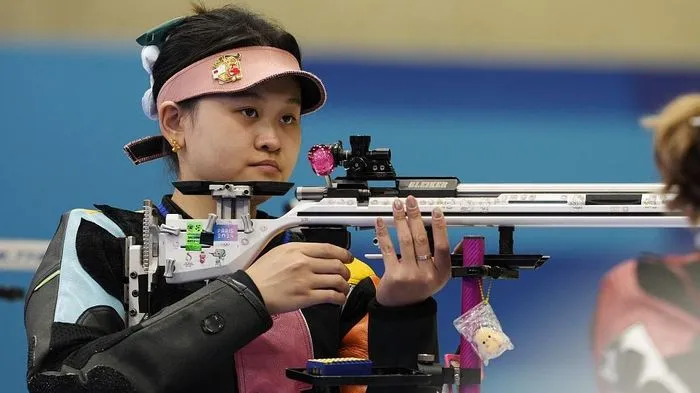 ‘Tay súng Hello Kitty’ gây chú ý ở Olympic